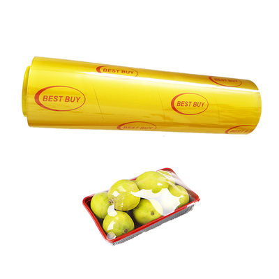quality  Anti Tarnishing Food Moisture Proof Cling Film Transparent PVC Sticky Stretch Cling Film factory