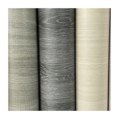 quality  New Type Non Self Adhesive Wood Grain Decorative Film Non Self Adhesive Roll PVC Decorative Film For Membrane factory