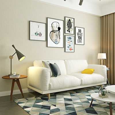 Self Adhesive Canvas Wallpaper Self Adhesive Art Wall Paper Texture PVC Peel and Stick Wallpaper Bedroom Film