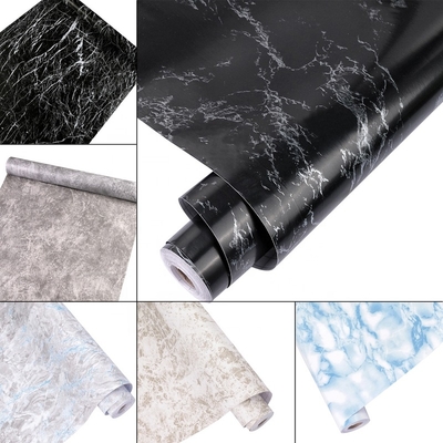 Yifasy Modern Marble Wallpapers PVC Granite Wall Coating Self Adhesive Sticker Decal Wall Panels Drawer Paper Decor