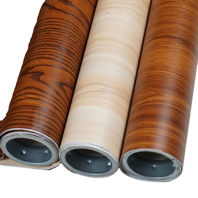 Self Adhesive Permanent Based Wood Grain Self Adhesive Foil For Table PVC Film Furniture Stickers